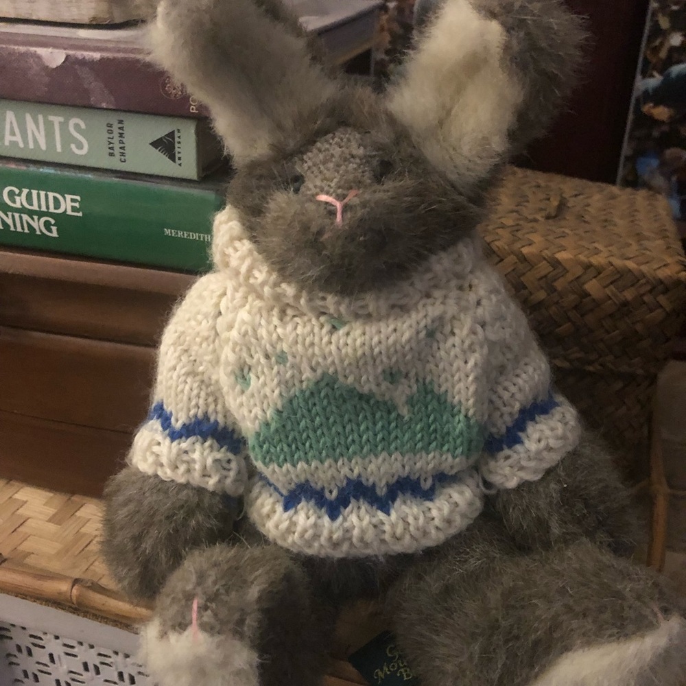 Mary Meyers Green Mountain Plush Rabbit